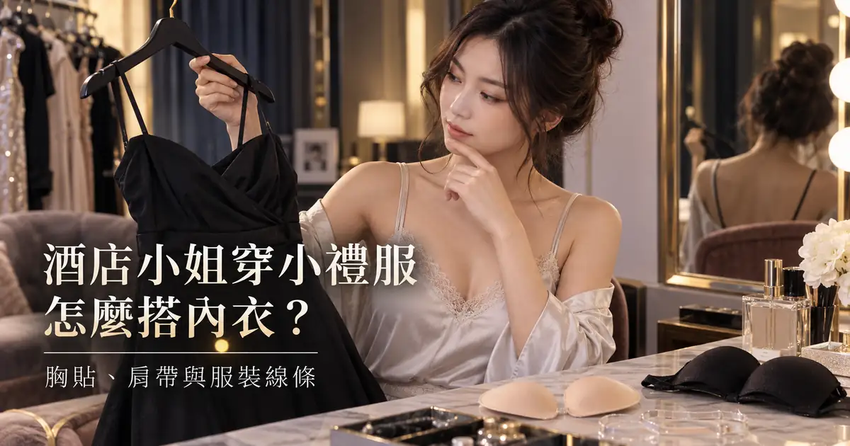 酒店小姐穿小禮服怎麼搭內衣?胸貼、肩帶與服裝線條 酒店小姐穿小禮服怎麼搭內衣?胸貼、肩帶與服裝線條