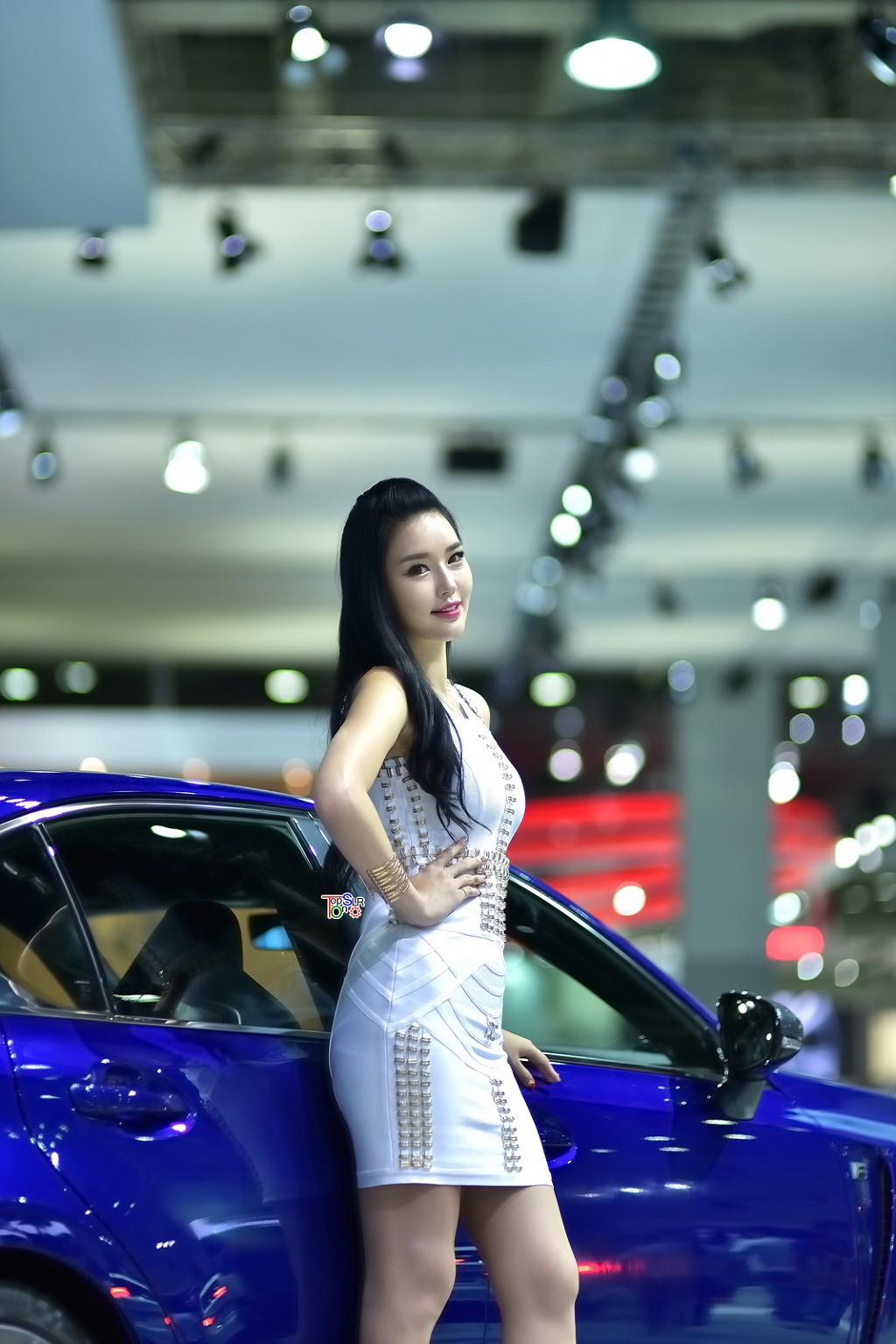 攝影︰韓國車展上的美女模特系列1︰這高跟鞋也是醉了/ 作者: / 來源: